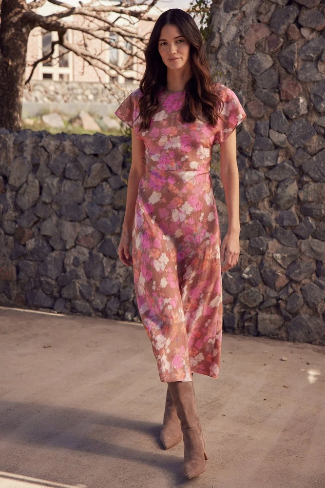 PROXY DRESS - BLUSH BLUR
