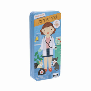 PETIT COLLAGE SHINE BRIGHT MAGNETIC DRESS UP - AT THE VET