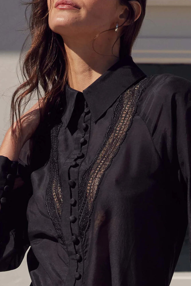 PURVY TOP - BLACK
