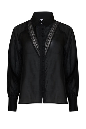 PURVY TOP - BLACK