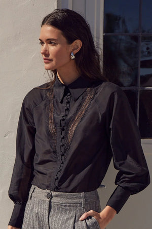 PURVY TOP - BLACK