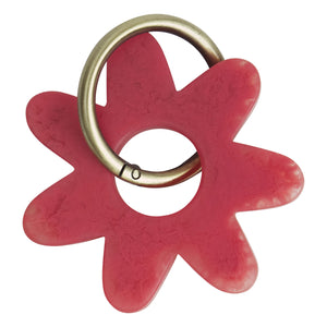 WHITNEY KEYRING - RASPBERRY