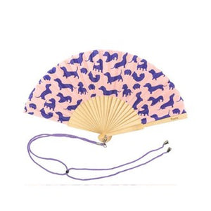 SAUSAGE DOG - HAND FAN