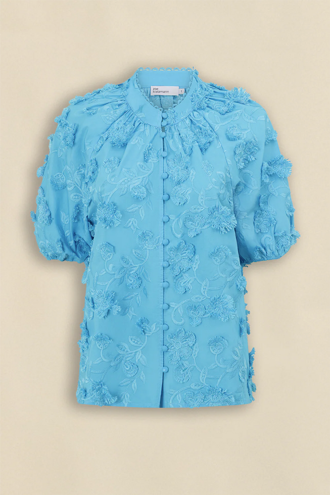 SOLSTICE TOP - BAY BRODERIE