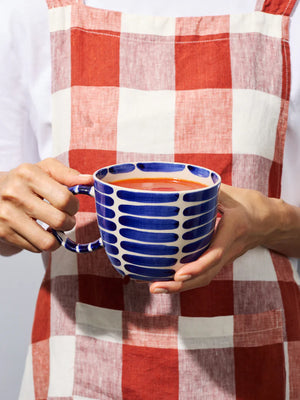 CHINO MUG BOSS BLUE SPOT STRIPE