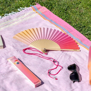 SUNSET - HAND FAN