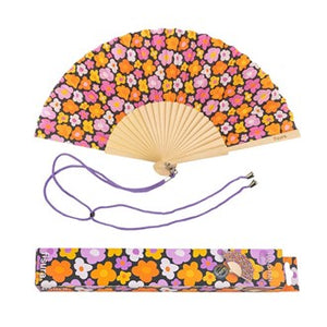 VINTAGE FLOWERS - HAND FAN