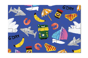 24 PIECE KIDS PUZZLE - AUSSIE ICONS