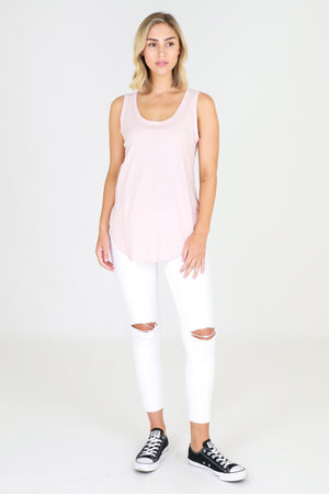 FIFI TANK - BLUSH MARLE
