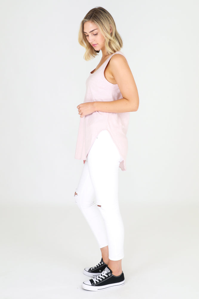 FIFI TANK - BLUSH MARLE