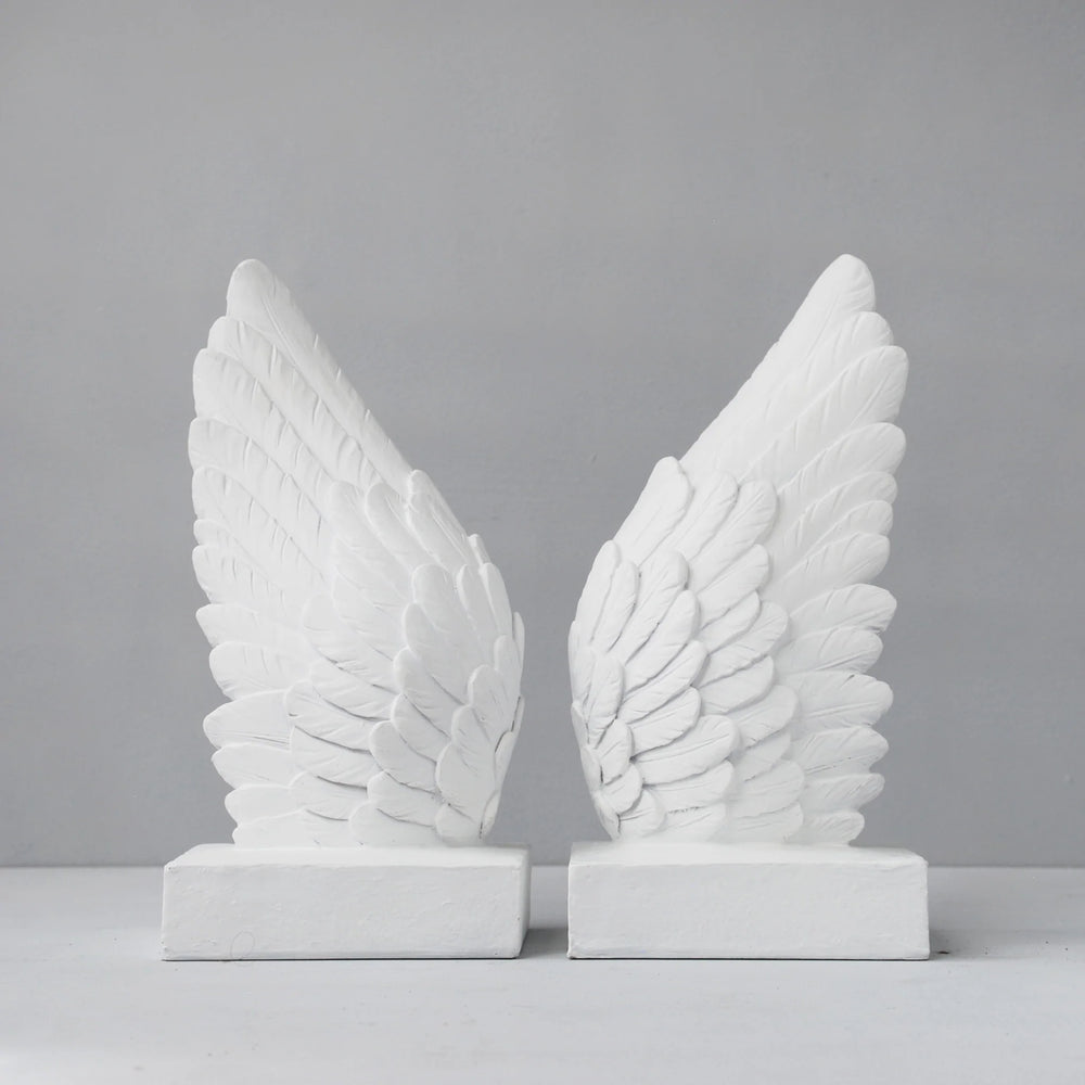 
            
                Load image into Gallery viewer, WINGS BOOKEND- WHITE
            
        