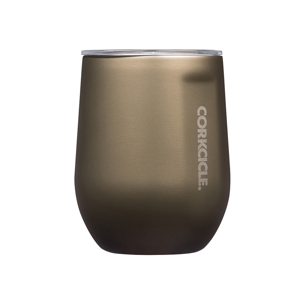 METALLIC STEMLESS 355ML - STAINLESS INSULATED PROSECCO STEEL CUP