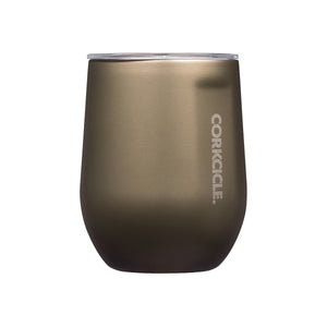 METALLIC STEMLESS 355ML - STAINLESS INSULATED PROSECCO STEEL CUP