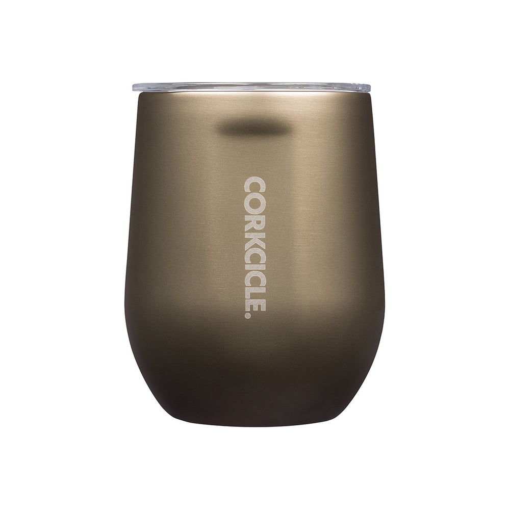 METALLIC STEMLESS 355ML - STAINLESS INSULATED PROSECCO STEEL CUP
