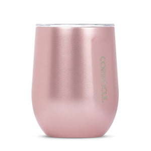 ROSE METALLIC STEMLESS INSULATED STAINLESS STEEL CUP