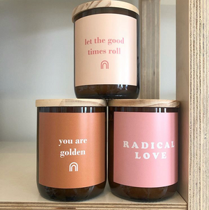 HAPPY DAYS - RADICAL LOVE 260G CANDLE