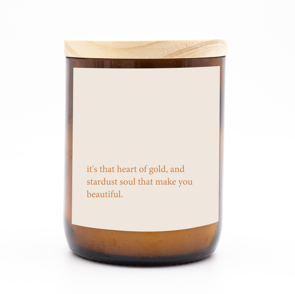 "HEART OF GOLD"  SOY CANDLE 260G