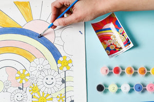 KIDS PAINT BY NUMBERS - FLOWER POWER