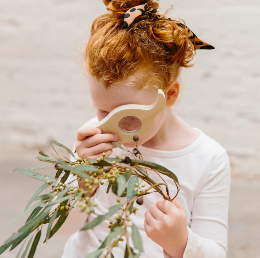 LOOSE CHANGE LEAF MAGNIFY GLASS TOY
