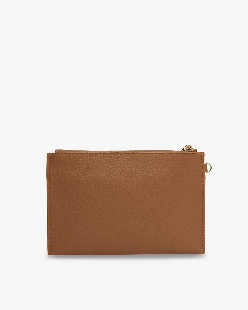 NEW YORK COIN PURSE - TAN PEBBLE