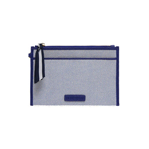 NEW YORK COIN PURSE - ROYAL BLUE W/ CANVAS