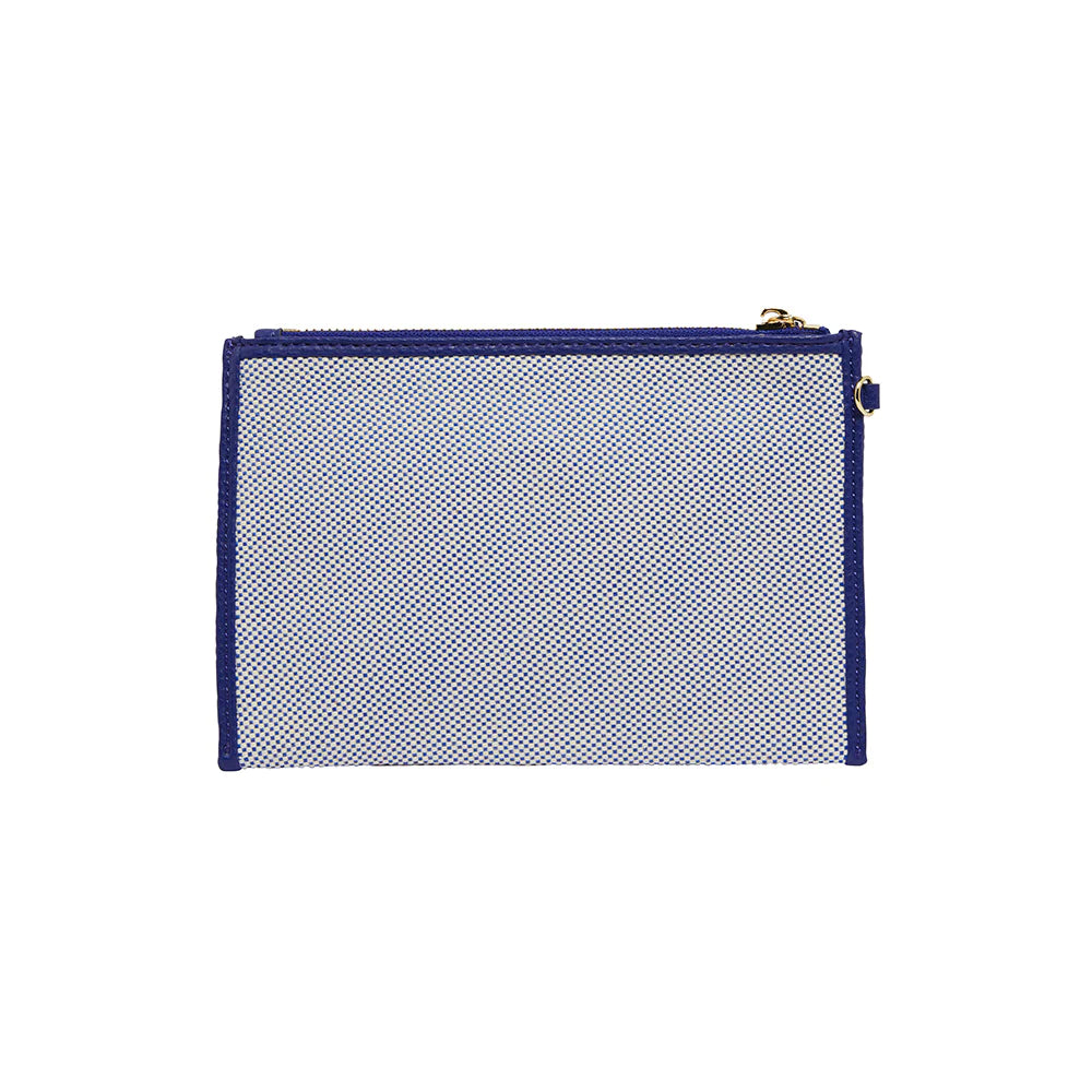 NEW YORK COIN PURSE - ROYAL BLUE W/ CANVAS