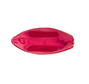 PAIGE CLUTCH W/ WRISTLET - CHERRY