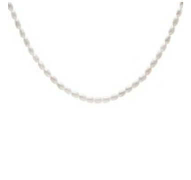 FRESH WATER PEARL SEED & GOLD-NECKLACE
