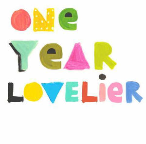 ONE YEAR LOVELIER CARD
