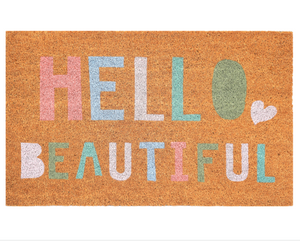HELLO BEAUTIFUL DOOR MAT
