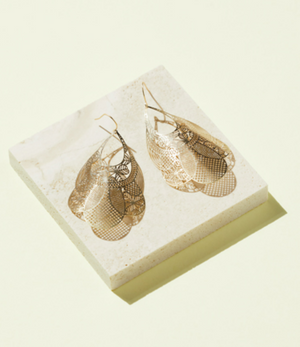 GOLD CANCUN EARRINGS