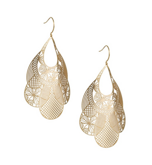 GOLD CANCUN EARRINGS