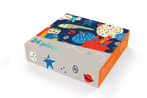 24 PIECE KIDS PUZZLE - SPACE ROMANCE