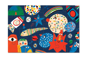 24 PIECE KIDS PUZZLE - SPACE ROMANCE