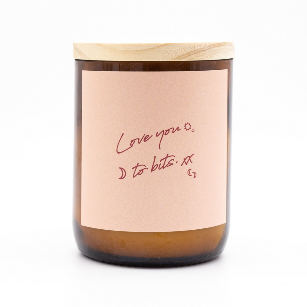 "LOVE YOU TO BITS" SOY CANDLE 260G