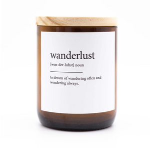 DICTIONARY MEANING CANDLE - WANDERLUST