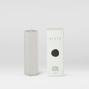 WIDE COLUMN PILLAR CANDLE- CREAM WHITE