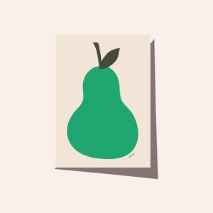 
            
                Load image into Gallery viewer, GREEN PEAR CARD
            
        