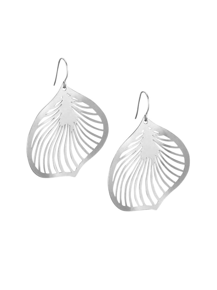 SILVER DEAR LILY EARRINGS