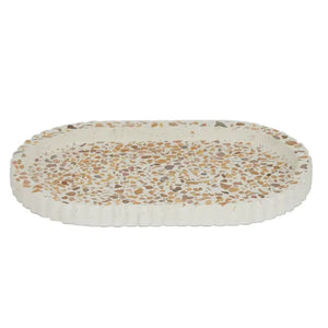 REUBEN TERRAZZO RIBBED TRAY