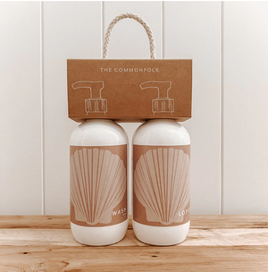 WASH + LOTION KIT - FAN SHELL NUDE