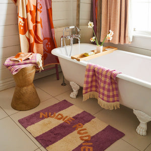 DIDCOT NUDIE BATH MAT - ORCHID
