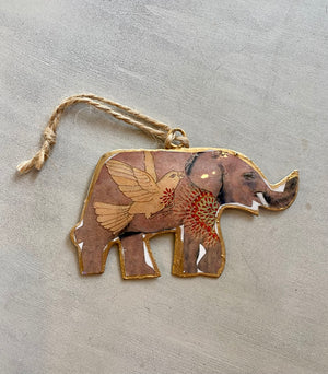 BROWN ELEPHANT DECORATION