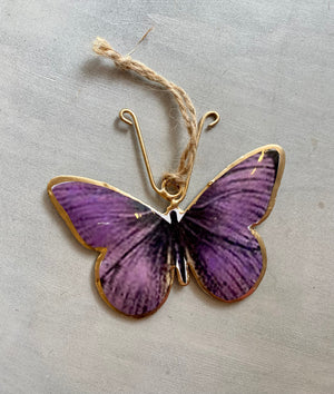PURPLE BUTTERFLY DECORATION