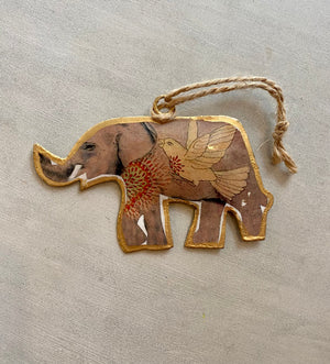 BROWN ELEPHANT DECORATION