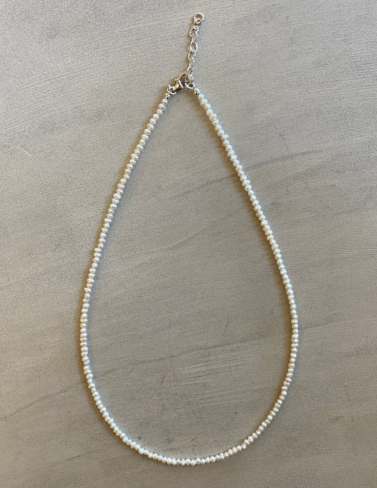 FRESH WATER PEARL 3MM -NECKLACE