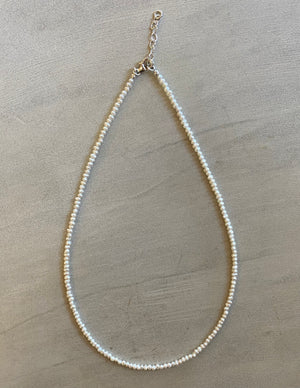 FRESH WATER PEARL 3MM -NECKLACE