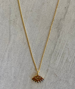 EYE NECKLACE - GOLD