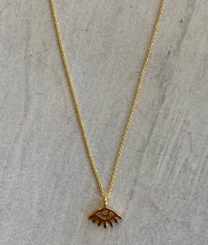 
            
                Load image into Gallery viewer, EYE NECKLACE - GOLD
            
        
