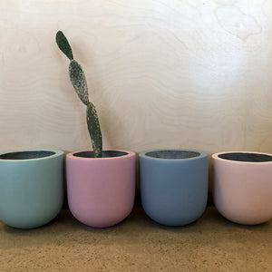 
            
                Load image into Gallery viewer, ESTA CONCRETE PLANTER - SMALL - PINK
            
        